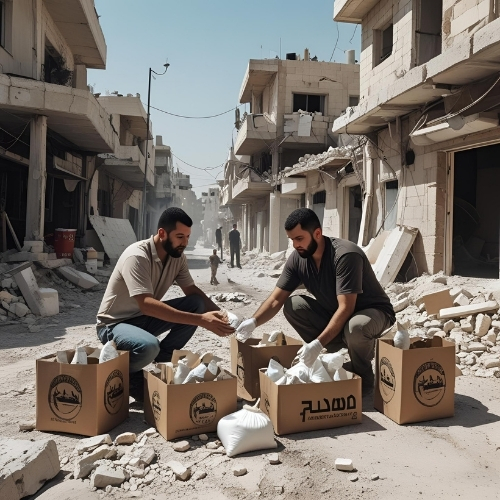 Gazze Ekmek Dağıtımı